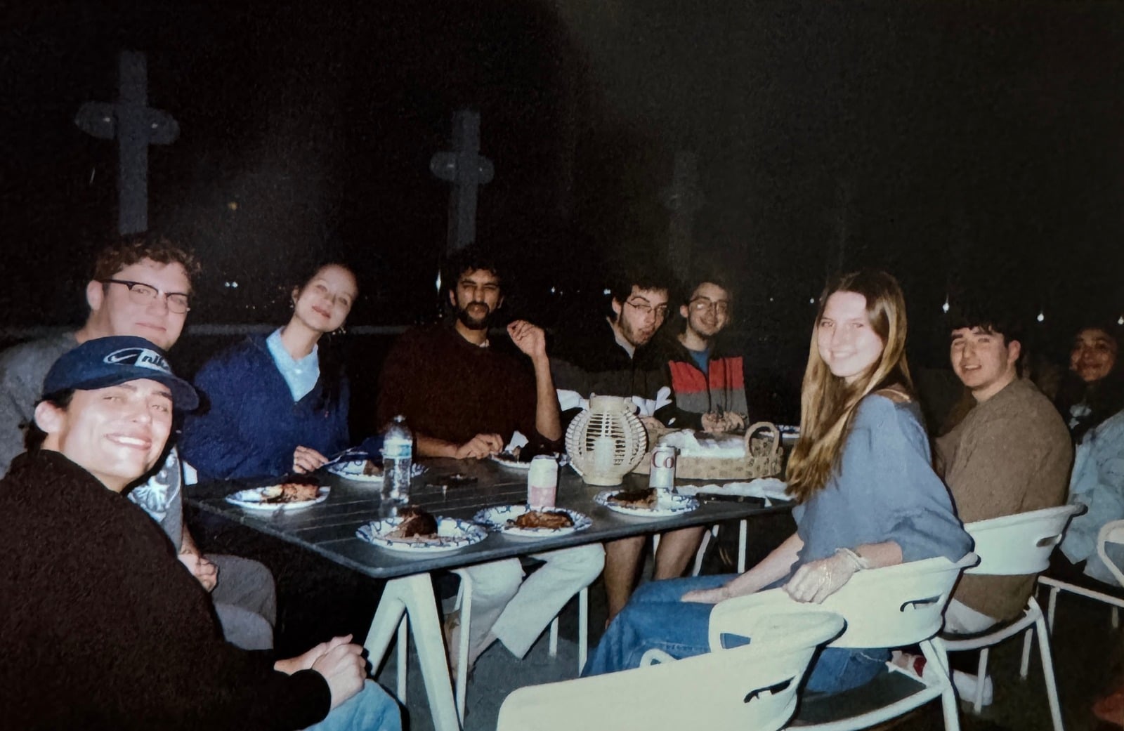 The Arrowz team at a dinner